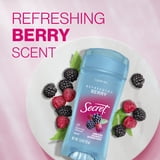 Secret Fresh Clear Gel and Deodorant for Women, Refreshing Berry, 2.6 oz each, Pack of 2