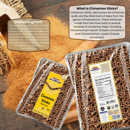 Rani Cinnamon Sticks 32oz (2lbs) 908g Bulk Bag - 175-200 Sticks - Strong Aroma, Perfect for Baking, Cooking & Beverages | 3+ Inches Length - Cassia Saigon Cinnamon from Vietnam | Kosher