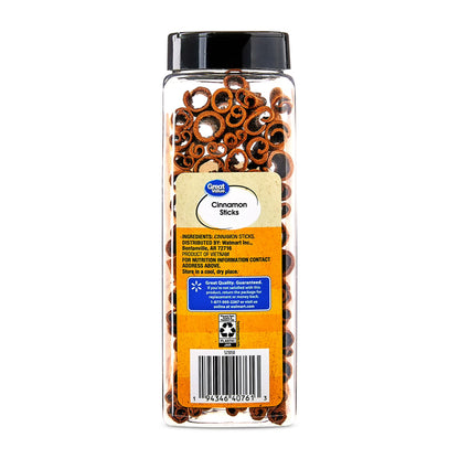 Great Value Cinnamon Sticks, 8 oz