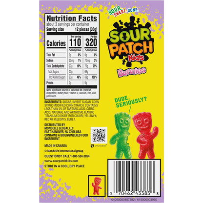 SOUR PATCH KIDS Bunnies Soft & Chewy Easter Candy, 3.1 oz