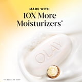 Olay Beauty Bar Soap, Ultra Moisture Shea Butter with Vitamin B3 and Moisturizers, 3.75 oz 8 Bars