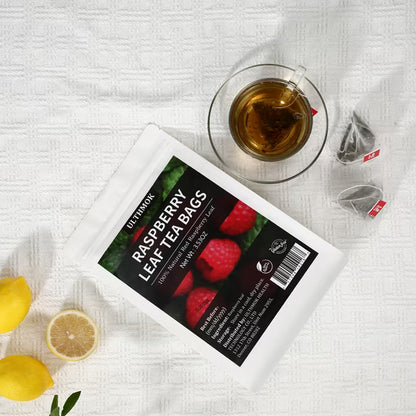 ULTHMOK Raspberry Leaf Herbal Tea Bags Caffeine-Free 50 Count