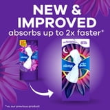 Always Radiant with FlexFoam Pads, Size 5, Extra Heavy Overnight, Wings, 18 Count