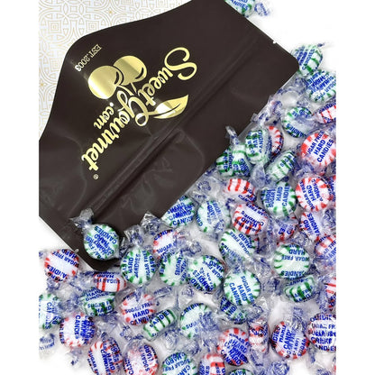 SweetGourmet Sugar-Free Christmas Starlights, Spearmint Peppermint Arcor Hard Candy, 1 Pound