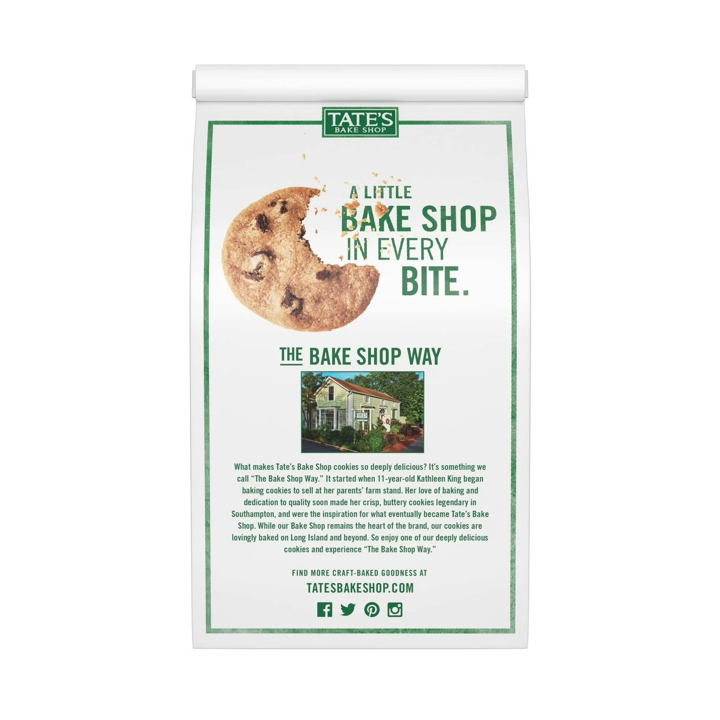 Tate's Bake Shop Gluten Free Chocolate Chip Cookies, Gluten Free Cookies, 7 oz