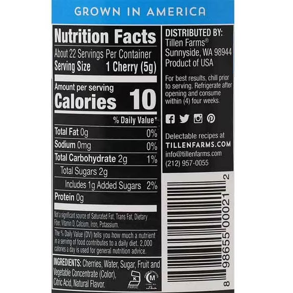 Tillen Farms Bada Bing Cherries, 13.5 Oz.