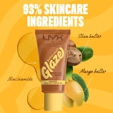 NYX Professional Makeup Buttermelt Glaze Tinted Moisturizer, Hydrating, SPF 30, Chai Butta, 1.01 fl oz
