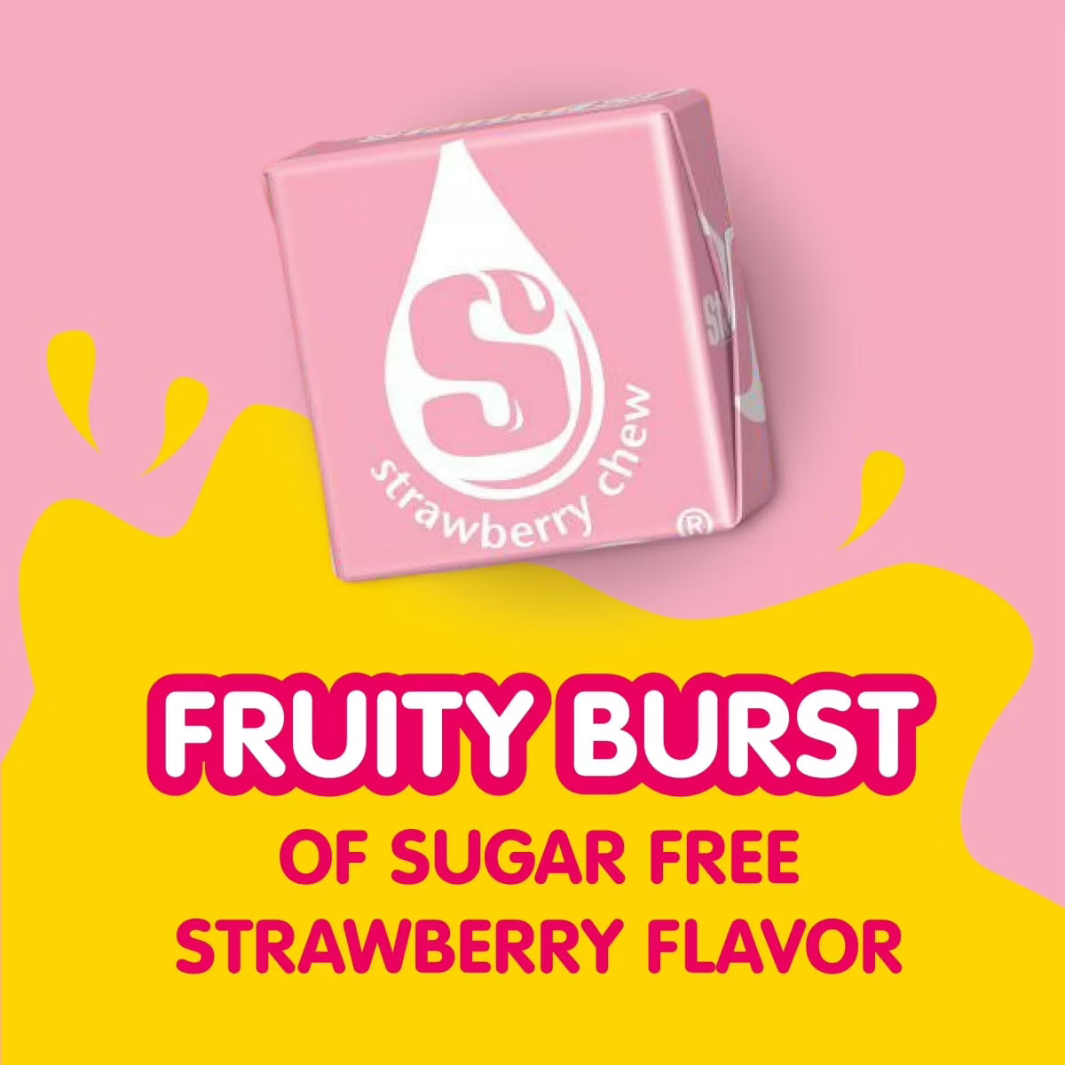 Starburst Zero Sugar Gallons-to-Go Powdered Drink Mix, All Pink Strawberry, 8 Count Gallon Pitcher Packets