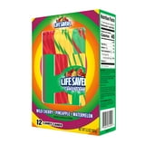 LIFE SAVERS Assorted Fruit Flavors Christmas Holiday Candy Canes Stocking Stuffers Individually Wrapped, 12 Count