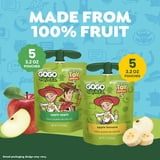 GoGo squeeZ Toy Story 5 No Sugar Added Banana Applesauce Variety Pouches, 3.2 oz (10 Pack)