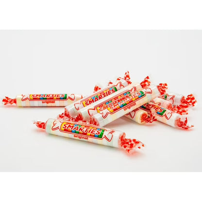 SMARTIES Original Candy Rolls 1 lb – Smarty Red Candy Bulk Bag, Classic Fruity Assorted Flavors, Gluten Free, Vegan Friendly, Individually Wrapped (60 Pieces)