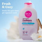 (3 pack) eos Shea Better Cashmere Body Wash - Fresh & Cozy, Creamy Gel Formula, 16 fl oz.