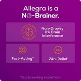 Allegra 24-Hour Indoor/Outdoor Allergy Relief Tablets, 180 mg 110 ct.