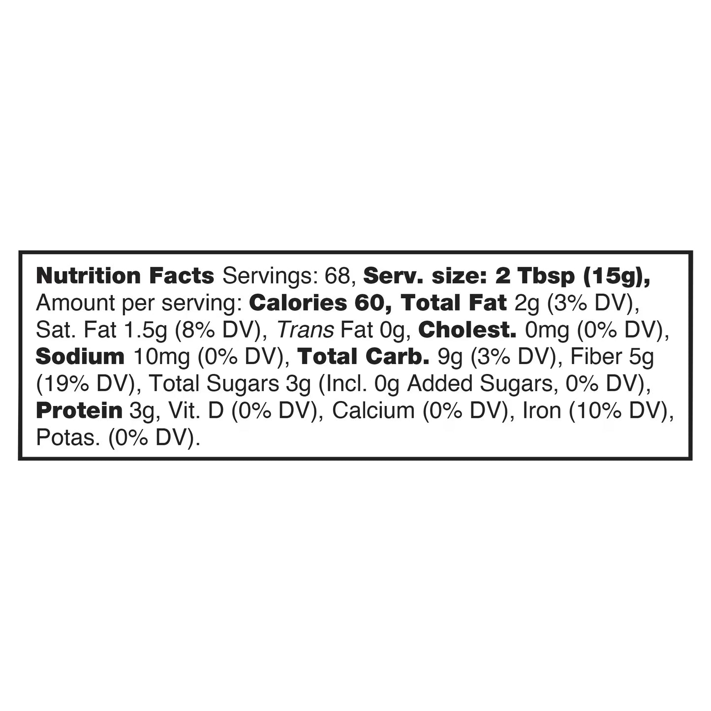 BetterBody Foods Organic Coconut Flour, Grain-Free Flour, 2.25 lbs