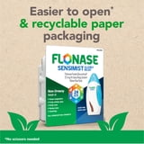 Flonase Sensimist Nasal Spray Non-Drowsy Decongestant Severe Allergy Relief Medicine, 60 Sprays
