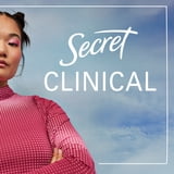 Secret Clinical 100HR Antiperspirant Deodorant, Invisible Solid, Completely Clean, 2.6 oz