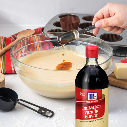 McCormick Kosher Imitation Vanilla Flavor, 1.0 qt Bottle