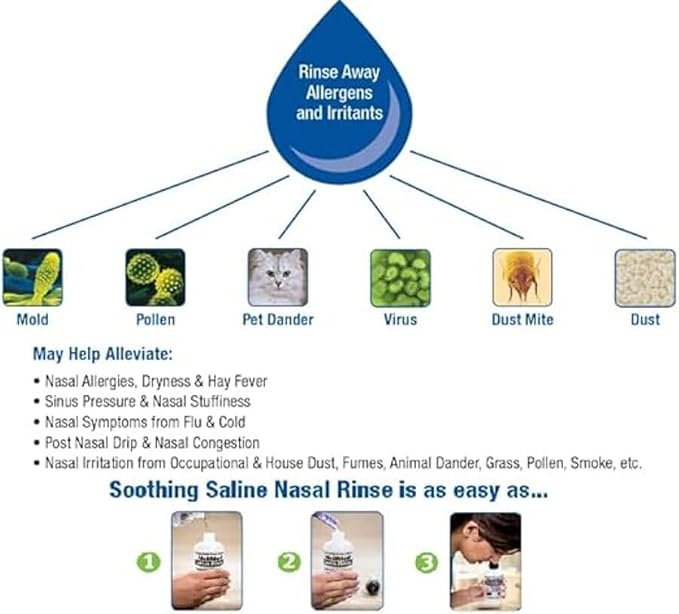 NeilMed Sinus Rinse All Natural Relief Premixed Refill Packets 100 Count (Pack of 1)