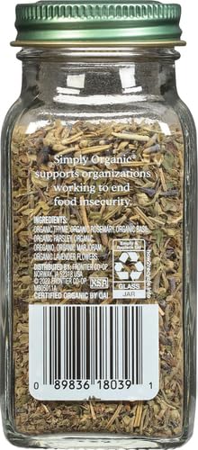 Simply Organic Herbes de Provence - Certified Organic, Kosher 1 Ounce (Pack of 2)