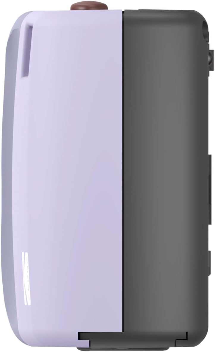 KODAK EC35 35mm Film Camera 35mm, Reusable, Focus-Free, Built-in Flash, Slide Cover, Beginner Friendly (Film & AA Battery are not Included) (Single, Lavender)
