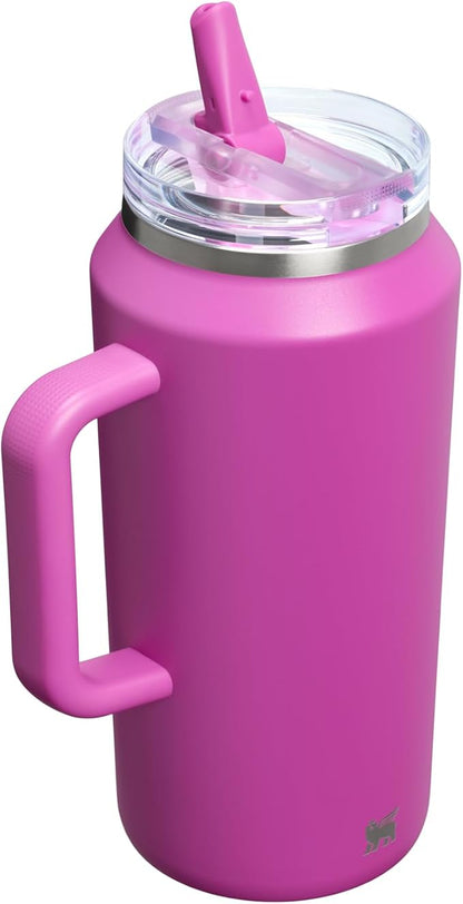 STANLEY Quencher ProTour Flipstraw Tumbler, 64 oz, Dark Blossom