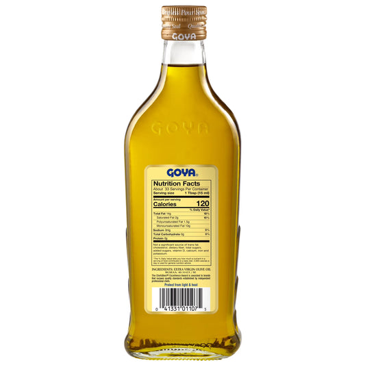 Goya Extra Virgin Olive Oil First Cold Press, 17 fl oz