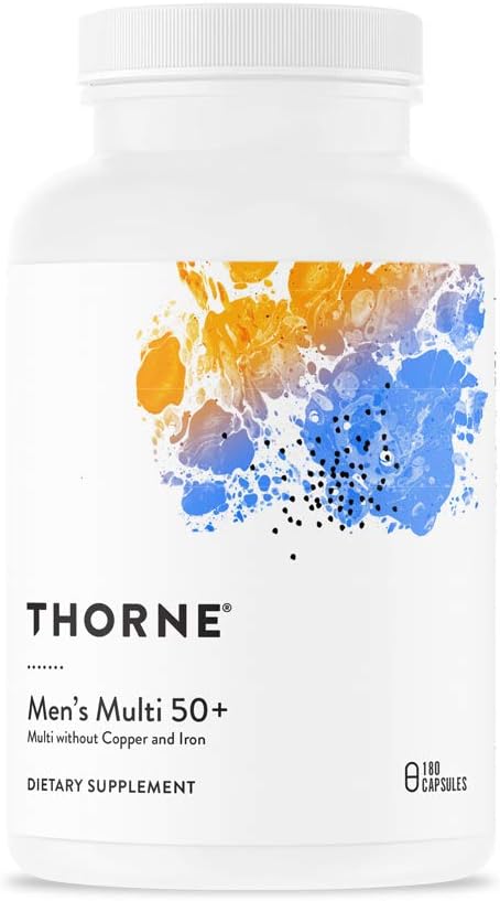 THORNE - Active Aging Multivitamin Bundle - Tailored Nutrition for Men & Women 50+ - 30 Servings