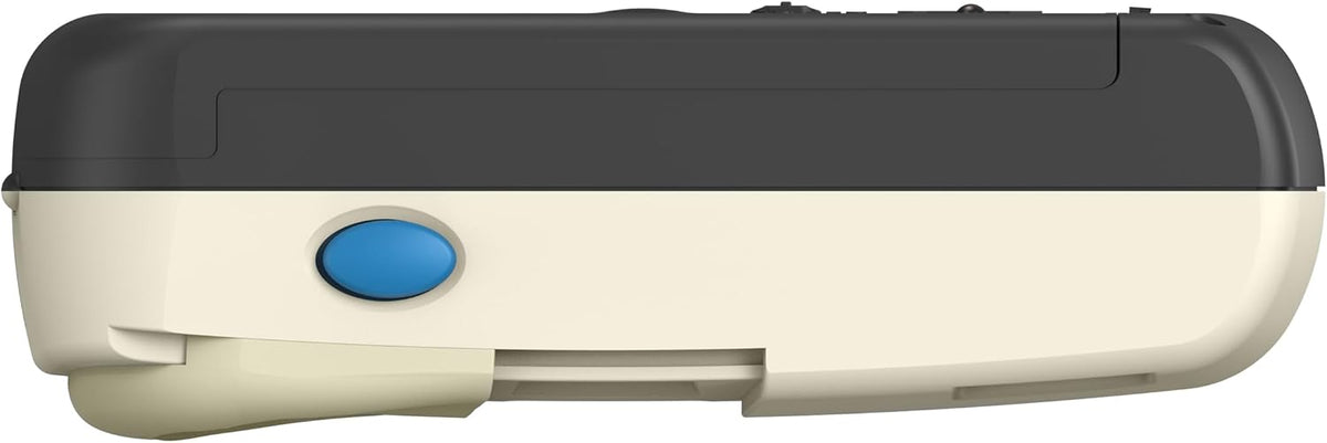 KODAK EC35 35mm Film Camera 35mm, Reusable, Focus-Free, Built-in Flash, Slide Cover, Beginner Friendly (Film & AA Battery are not Included) (Single, Vanilla White)