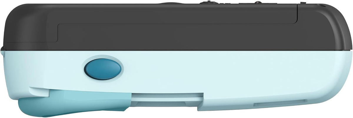 KODAK EC35 35mm Film Camera 35mm, Reusable, Focus-Free, Built-in Flash, Slide Cover, Beginner Friendly (Film & AA Battery are not Included) (Single, Powder Blue)