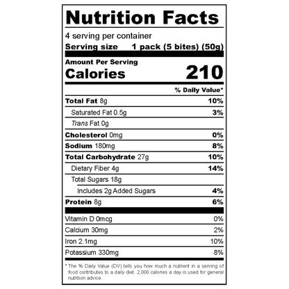 Smash Foods Sunflower Butter & Strawberry Jammy Protein Bites, 8g Protein, Gluten-Free, 4 Count