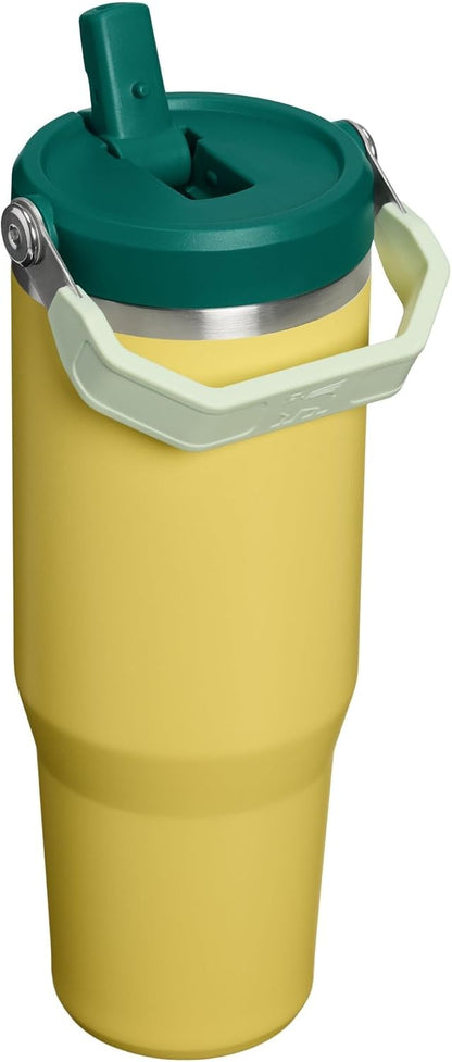 STANLEY IceFlow 2.0 Flip Straw Tumbler, 30 oz, Daffodil Emerald