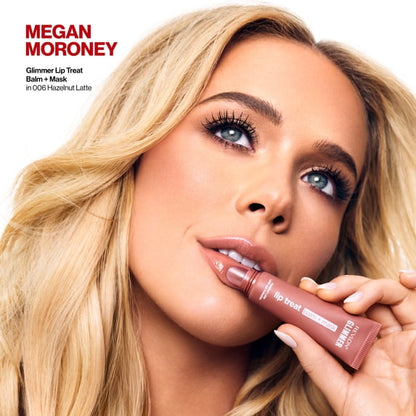 Revlon Glimmer Lip Treat Balm + Mask for Dry Lips, Overnight, 013 Blackberry Chip, 0.4 fl oz