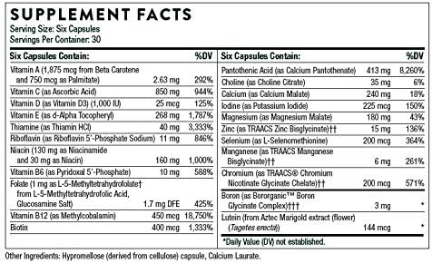 THORNE - Active Aging Multivitamin Bundle - Tailored Nutrition for Men & Women 50+ - 30 Servings