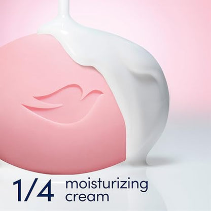 Dove Soap, Pink Beauty Bar 2-Pack – 3-in-1 Moisturizing Face, Body & Hand Soap, 3.17 Oz Ea