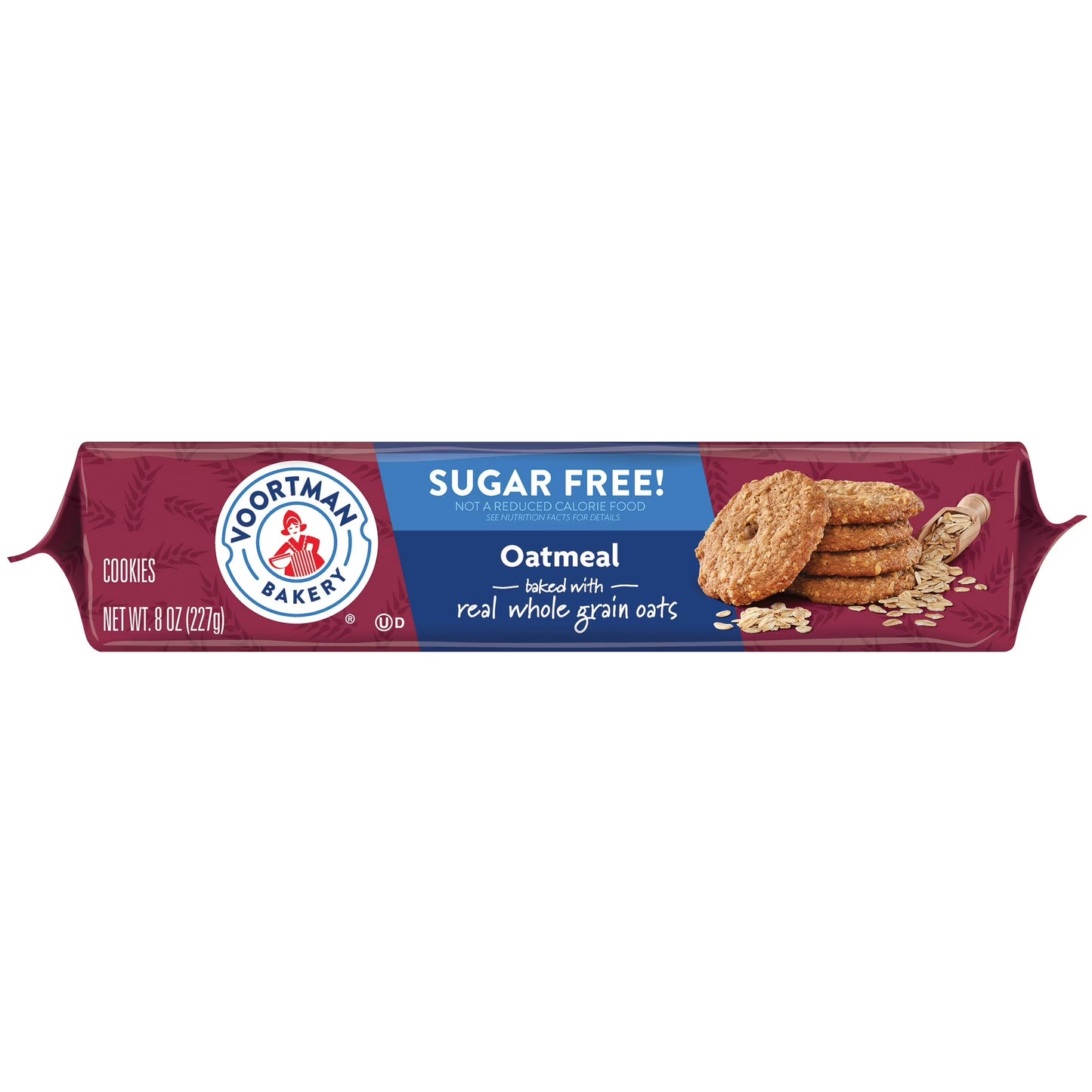 VOORTMAN Baked Zero Sugar Oatmeal Cookies 8 oz