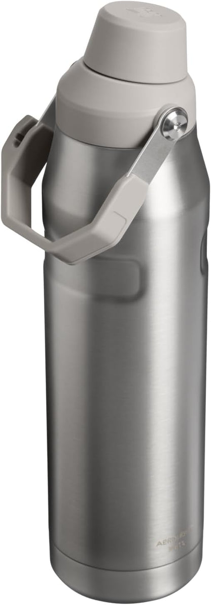 STANLEY IceFlow Fast Flow Bottle, 36 oz, Stainless Steel Ash