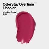 Revlon ColorStay Overtime Longwearing Gloss Lipstick with Vitamin E, 010 Non-Stop Cherry, 0.07 fl oz