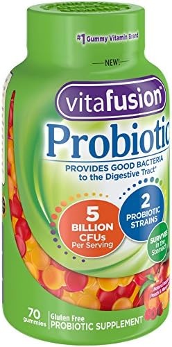 Vitafusion Probiotic Gummies | 5 Billion CFU Per 2 Gummies