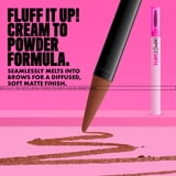 NYX Professional Makeup Fluff & Snatch Eyebrow Pencil, Eyebrow Powder Pen, Auburn, 0.04 oz