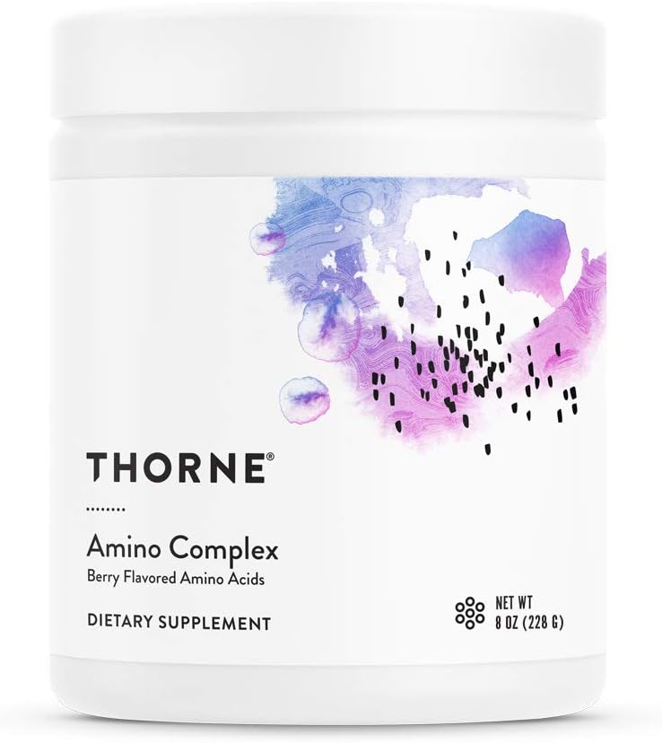 THORNE - Amino Complex Bundle - Promotes Lean Muscle Mass and Energy Production - Lemon & Berry Flavors
