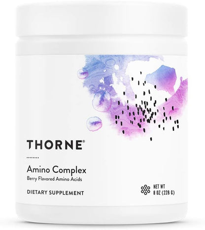 THORNE - Amino Complex Bundle - Promotes Lean Muscle Mass and Energy Production - Lemon & Berry Flavors