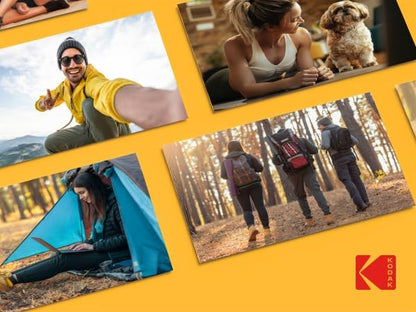 KODAK 2x3 Premium Sticky-Backed ZINK Photo Paper (20 Sheets) - Compatible With Kodak Step, Step Slim, Printomatic, Printomatic+, Smile+, Step Touch