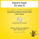 Zarbee’s Soothing Saline Nasal Mist with Aloe for All Ages, 3 fl. oz