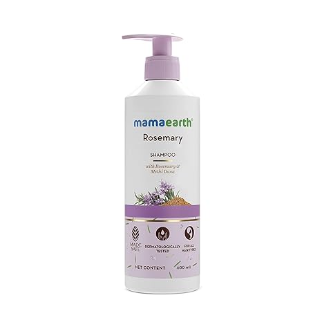 Mamaearth Rosemary Shampoo with Rosemary & Methi Dana 20.29 Fl Oz/600ml
