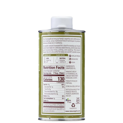 La Tourangelle Expeller-Pressed Grapeseed Oil, 16.9 Fl oz