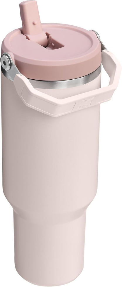 STANLEY IceFlow 2.0 Flip Straw Tumbler, 40 oz, Rose Quartz