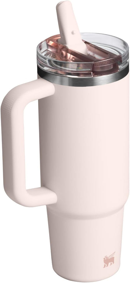 STANLEY Quencher ProTour Flipstraw Tumbler, 30 oz, Rose Quartz