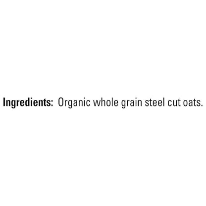 Quaker Steel Cut Oats, USDA Organic, Non GMO Project Verified, 20oz Resealable Bags (Pack of 4)