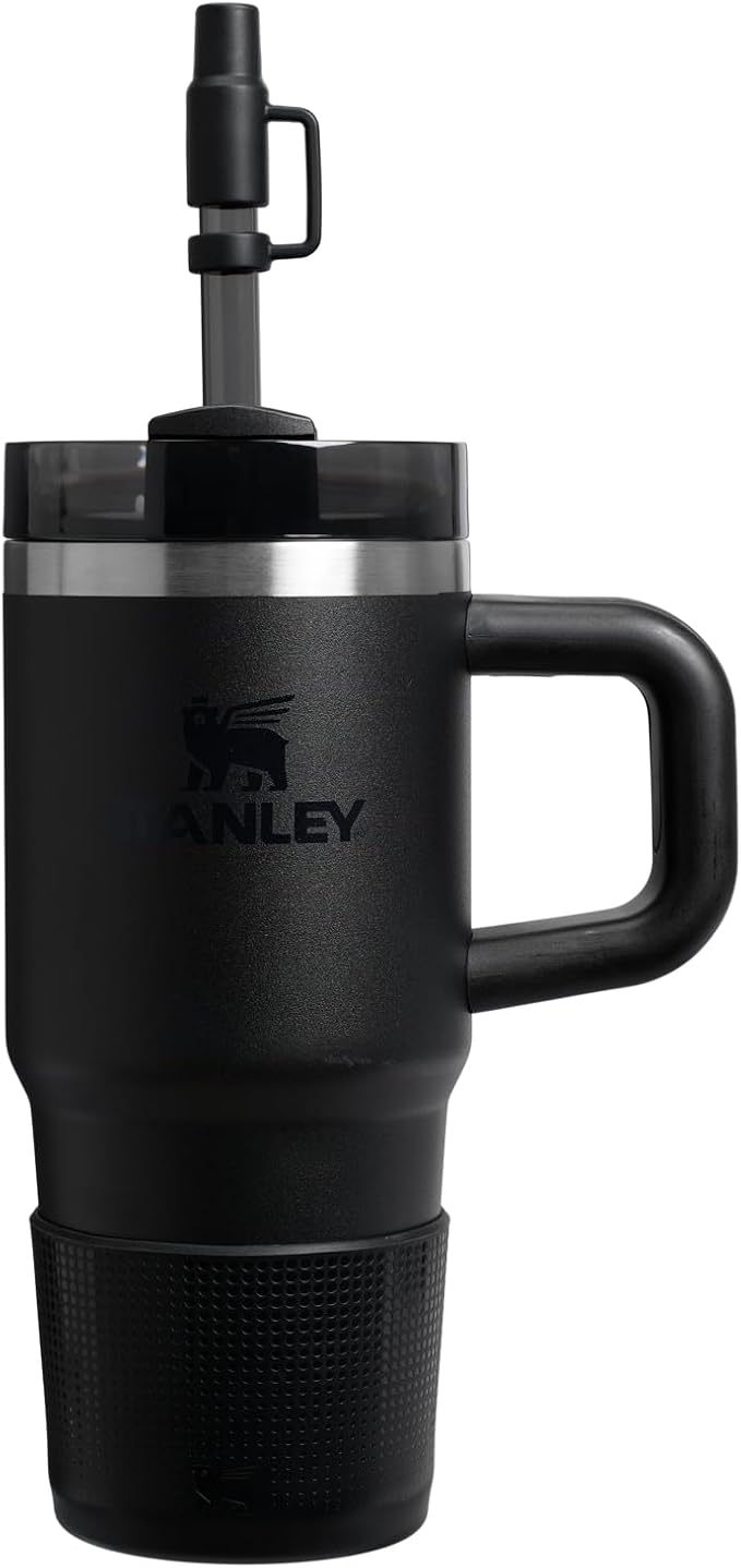 Stanley Quencher Boot and Straw Cover Cap | Anti-Slip Silicone Protector for Tumbler with Handle | Accessory Set for Stainless Steel Drinking Cup | BPA-Free