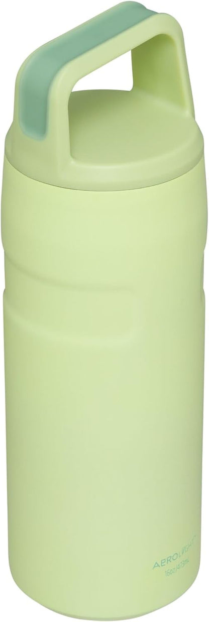Stanley IceFlow Cap and Carry Water Bottle | Wide Mouth Twist Lid | Lightweight & Leakproof for Travel & Sports | Insulated Stainless Steel | BPA-Free